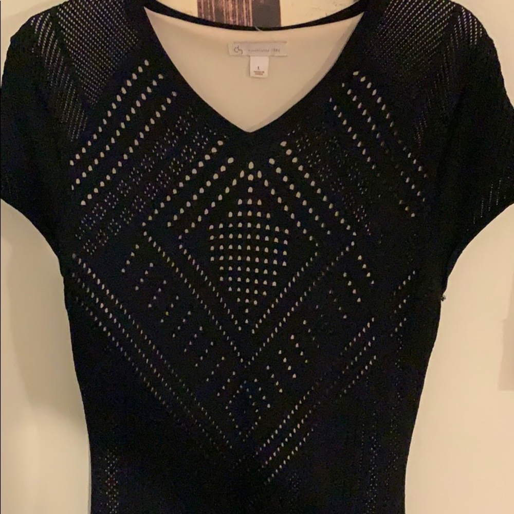 Black and Tan dress